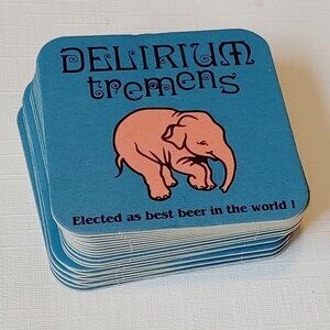 Vintage Collectable Delirium Tremens Beer Coaster LOT of 20